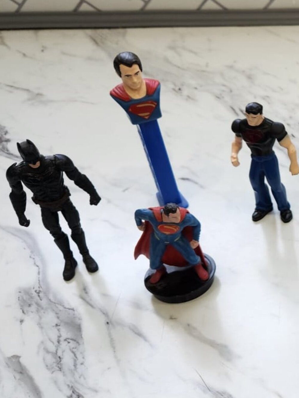 DC Comics 3-5” Action Figure Lot Batman Superman Joker Flash 12 Pc